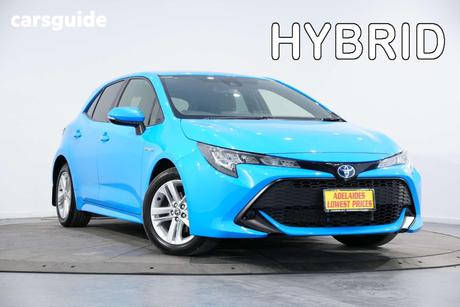 Blue 2022 Toyota Corolla Hatchback Ascent Sport Hybrid