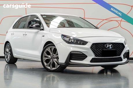 White 2022 Hyundai I30 Hatchback N Line