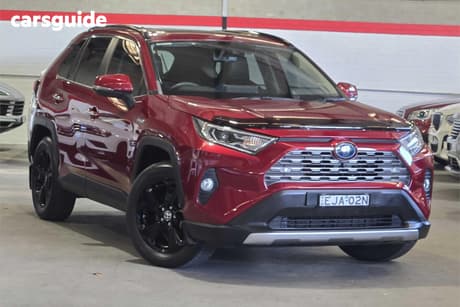 Red 2020 Toyota RAV4 Wagon Cruiser Awd Hybrid