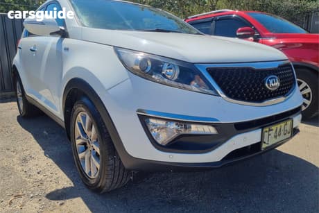 White 2015 Kia Sportage Wagon Sli (Awd)
