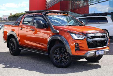 Orange 2021 Isuzu D-MAX Crew Cab Utility X-Terrain (4X4)