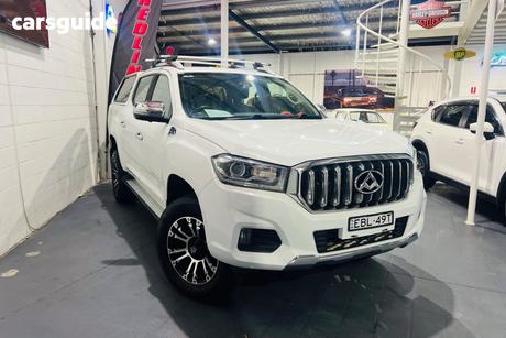 White 2018 LDV T60 Double Cab Utility Luxe (4X4)