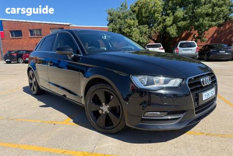 Black 2013 Audi A3 Hatchback Sb 1.8 Tfsi Quattro Ambition