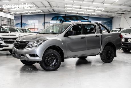Silver 2016 Mazda BT-50 Dual Cab Utility Xt (4X4)