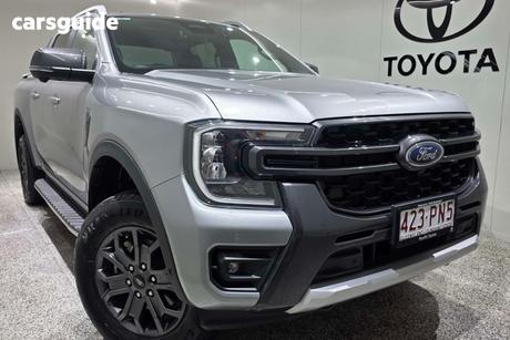 Grey 2023 Ford Ranger Double Cab Pick Up Wildtrak 3.0 (4X4)