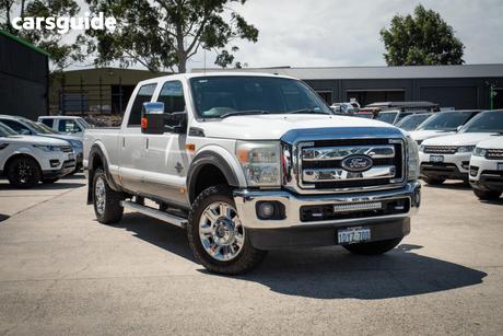 White 2012 Ford UNKNOWN Ute Tray