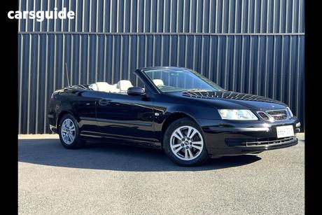 Black 2007 Saab 9-3 Convertible Linear Sport