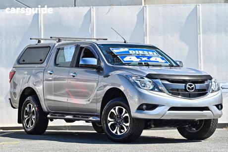 Silver 2017 Mazda BT-50 Dual Cab Utility Xtr (4X4)