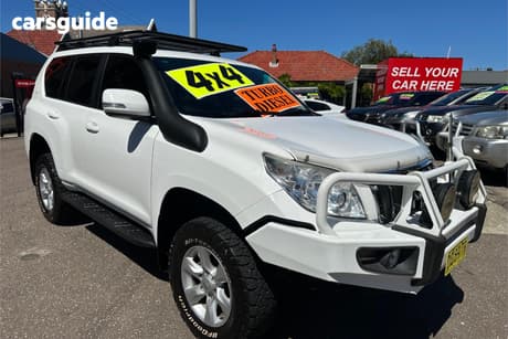 White 2011 Toyota Landcruiser Prado Wagon Gxl (4X4)