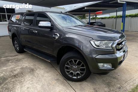 Grey 2017 Ford Ranger Dual Cab Utility Xlt 3.2 (4X4)