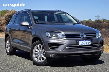 Grey 2014 Volkswagen Touareg Wagon V6 Tdi