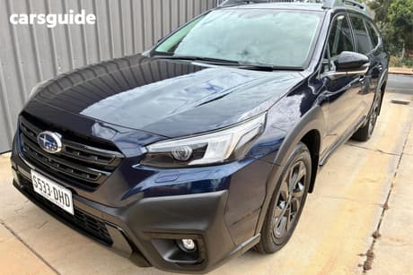 Blue 2021 Subaru Outback Wagon Awd Sport