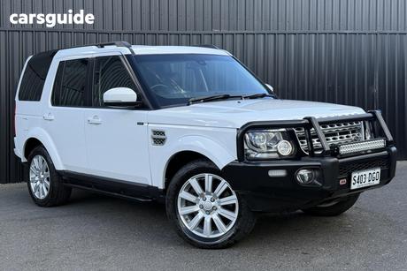 White 2016 Land Rover Discovery Wagon Sdv6 Hse