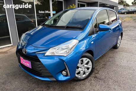 Blue 2019 Toyota Yaris Hatchback Sx