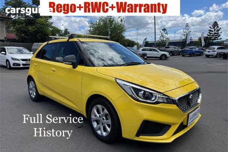 Yellow 2019 MG MG3 Hatchback Core