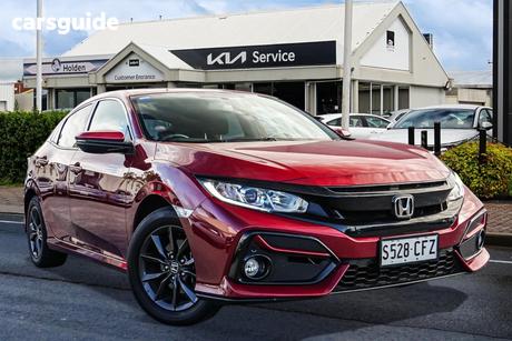 Red 2020 Honda Civic Hatchback Vti-S