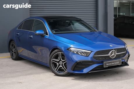 Blue 2024 Mercedes-Benz A200 Sedan