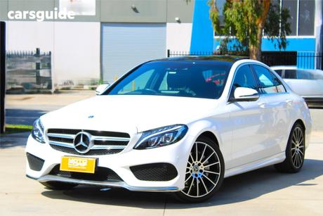 White 2017 Mercedes-Benz C200 Sedan