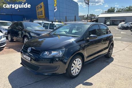 Black 2012 Volkswagen Polo Hatchback Trendline