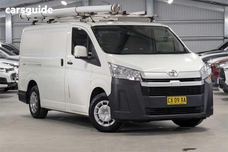 White 2019 Toyota HiAce Van Lwb
