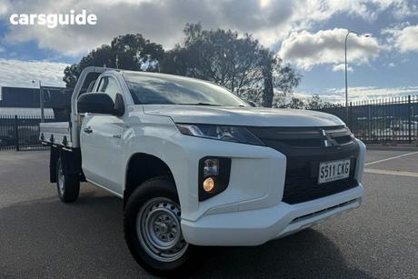 White 2021 Mitsubishi Triton Cab Chassis Glx (4X2)