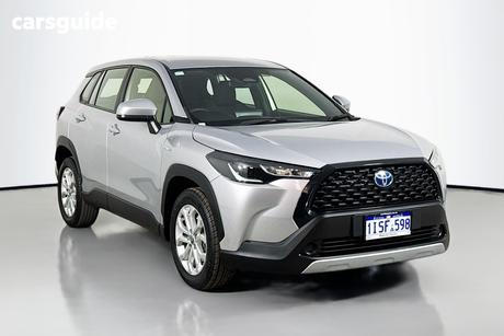 Silver 2024 Toyota COROLLA CROSS HV Hatch COROLLA CROSS 2WD 2.0L HYB CVT GX