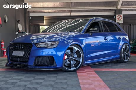 Blue 2016 Audi RS3 Hatchback Sportback Quattro