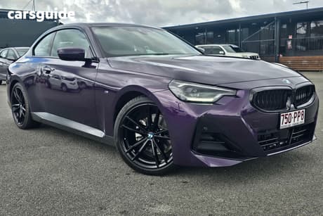 Purple 2022 BMW 220I Coupe M Sport