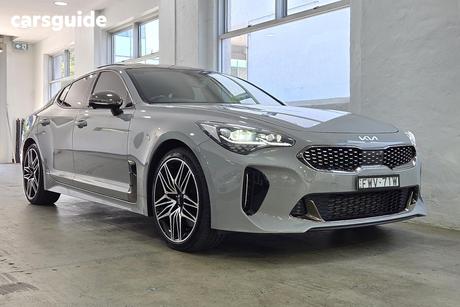 Grey 2023 Kia Stinger Sedan 3.3 Gt (Black Leather)