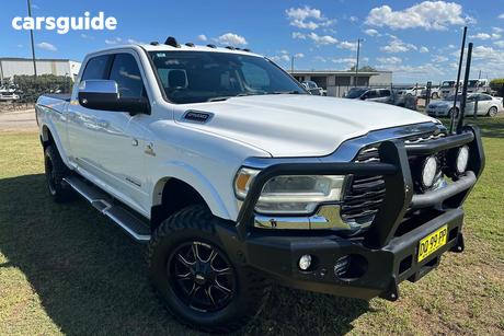 White 2022 RAM 2500 Crew Cab Utility Laramie (4X4) With Rambox