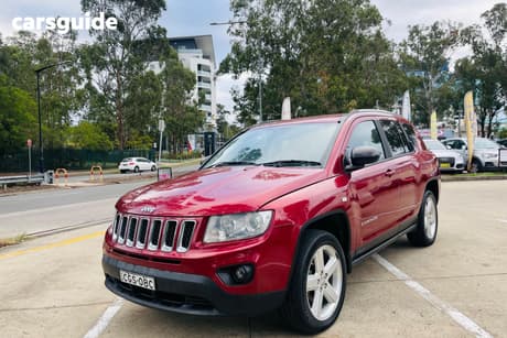 Red 2012 Jeep Compass Wagon Limited (4X4)