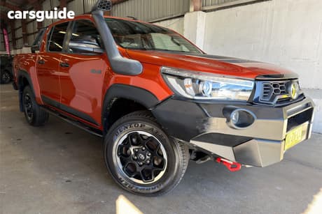 Red 2019 Toyota Hilux Double Cab Pick Up Rugged X (4X4)