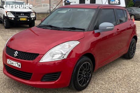Red 2012 Suzuki Swift Hatchback Gl