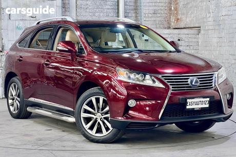 Red 2012 Lexus RX450H Wagon Sports Luxury
