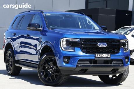 Blue 2025 Ford Everest Wagon Sport (Rwd)