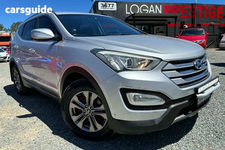 Silver 2012 Hyundai Santa FE Wagon Active Crdi (4X4)