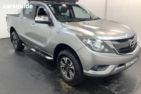 Grey 2017 Mazda BT-50 Dual Cab Utility Gt (4X4)