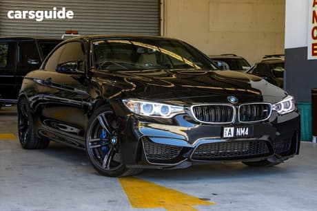 Black 2015 BMW M4 Convertible
