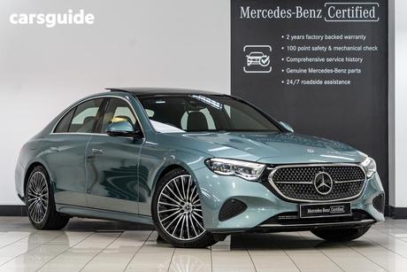 Green 2025 Mercedes-Benz E200 Sedan
