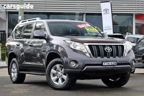 Grey 2016 Toyota Landcruiser Prado Wagon Gxl (4X4)