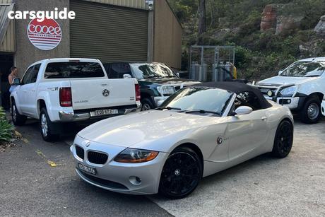 Silver 2004 BMW Z4 Sedan 2.5I E85