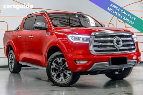 Red 2022 GWM UTE Dual Cab Utility Cannon-X (4X4)