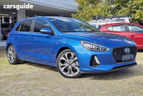 Blue 2017 Hyundai I30 Hatchback Sr Premium