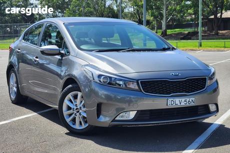 Grey 2017 Kia Cerato Sedan S Premium