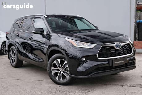 Black 2024 Toyota Kluger Wagon Gxl Hybrid Awd