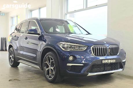 Blue 2019 BMW X1 Wagon Sdrive 18I