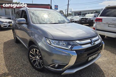Grey 2016 Mitsubishi Outlander Wagon Ls (4X2)