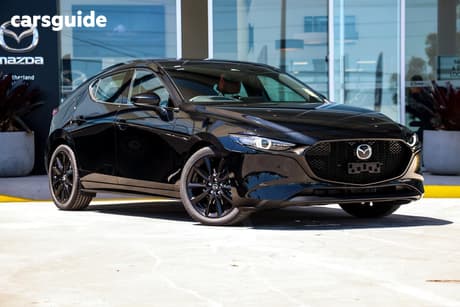 Black 2026 Mazda Mazda3 Hatchback G25 Astina