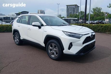 White 2024 Toyota RAV4 Wagon Gx (Awd) Hybrid