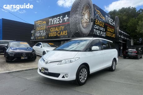 White 2019 Toyota Tarago Wagon Gli